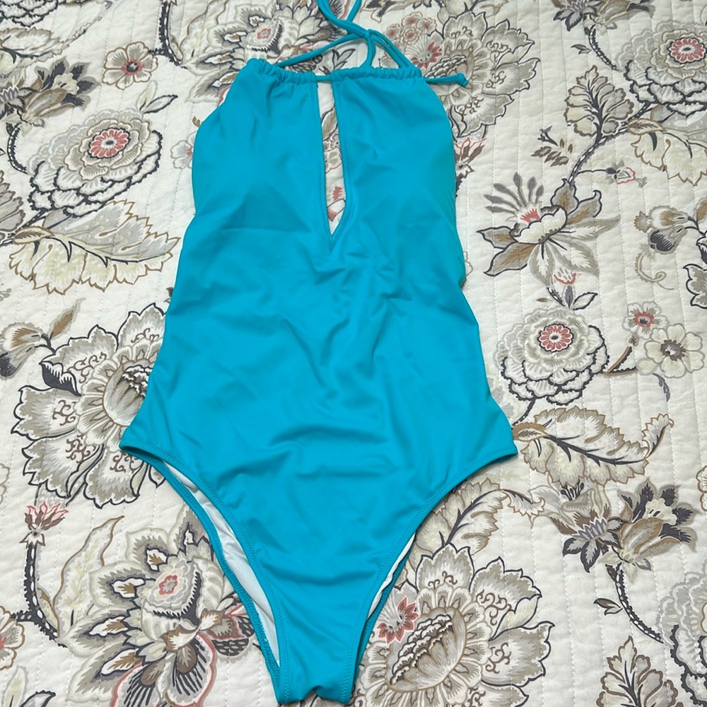 Blue one piece